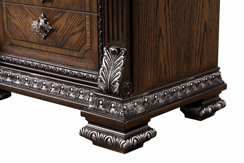 Furniture of America - Promenade Nightstand w/ Hidden Drawer USB A-C in Espresso - FM70002DB-N View 7