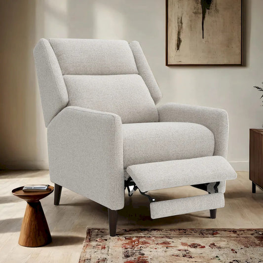 Furniture of America - Psyche - Pushback Recliner, Beige - FM-AC6009BG view 1