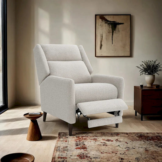 Furniture of America - Psyche - Pushback Recliner, Beige - FM-AC6009BG view 2
