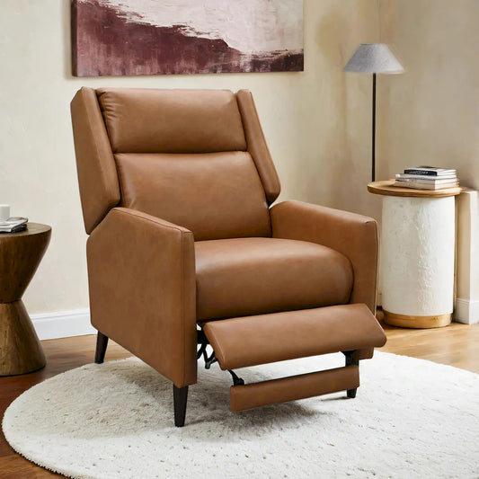 Furniture of America - Psyche - Pushback Recliner, Brown - FM-AC6009BR view 1