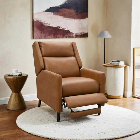 Furniture of America - Psyche - Pushback Recliner, Brown - FM-AC6009BR view 2