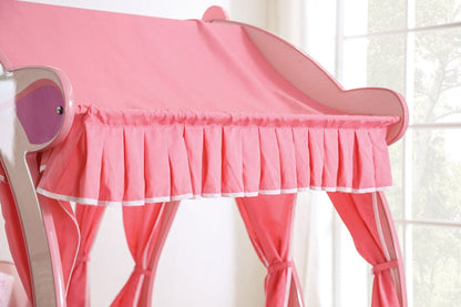Furniture of America - Pumpkin Carriage Bed Twin Bed in Pink - CM7630-BED View 2