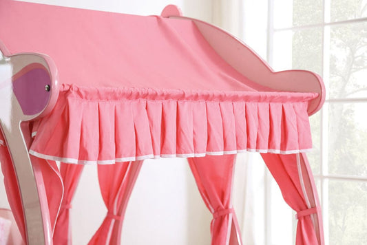 Furniture of America - Pumpkin Carriage Bed Twin Bed in Pink - CM7630-BED View 2