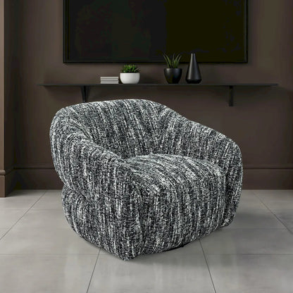 Furniture of America - Pyrena - Swivel Chair - Black - FM-AC6013BK-SW view 1
