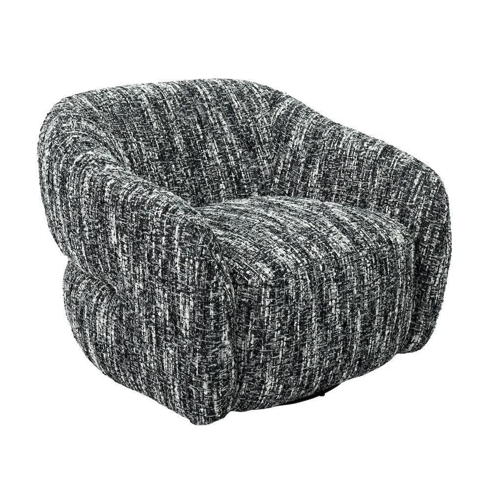 Furniture of America - Pyrena - Swivel Chair - Black - FM-AC6013BK-SW view 3