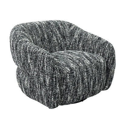 Furniture of America - Pyrena - Swivel Chair - Black - FM-AC6013BK-SW view 3