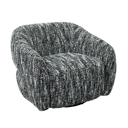Furniture of America - Pyrena - Swivel Chair - Black - FM-AC6013BK-SW view 4
