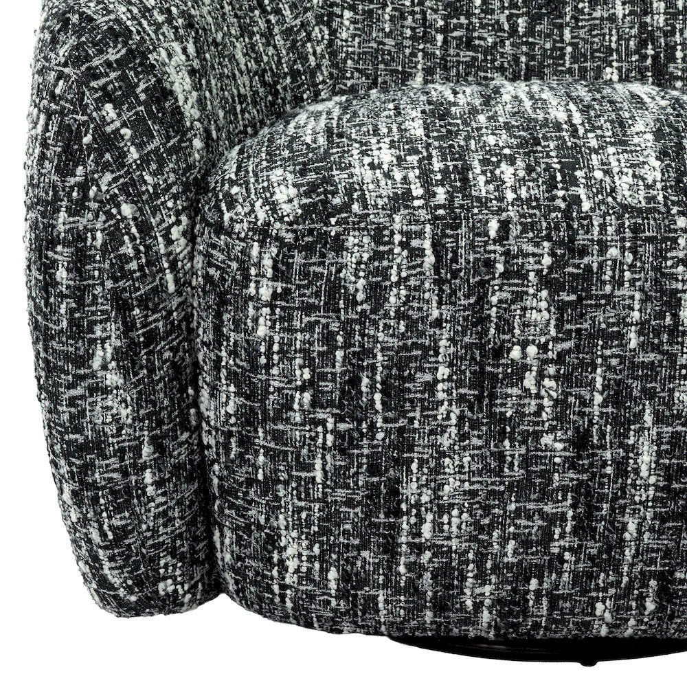 Furniture of America - Pyrena - Swivel Chair - Black - FM-AC6013BK-SW view 6