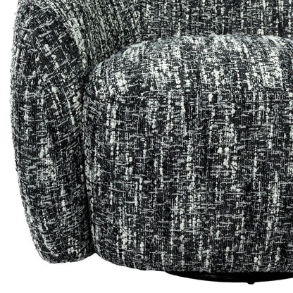 Furniture of America - Pyrena - Swivel Chair - Black - FM-AC6013BK-SW view 6