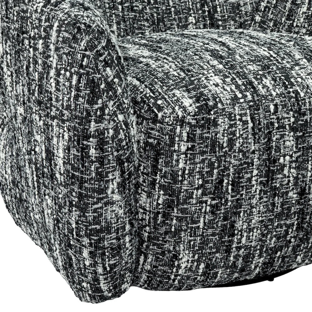 Furniture of America - Pyrena - Swivel Chair - Black - FM-AC6013BK-SW view 7