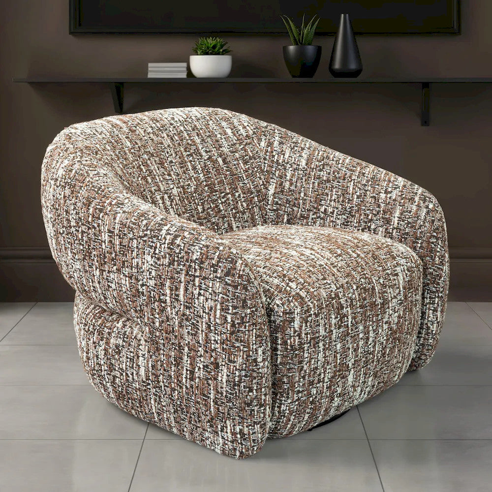 Furniture of America - Pyrena - Swivel Chair - Brown - FM-AC6013BR-SW view 2