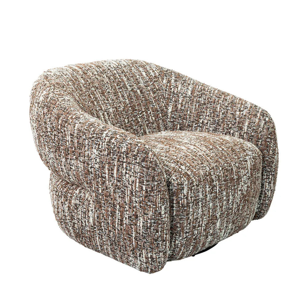 Furniture of America - Pyrena - Swivel Chair - Brown - FM-AC6013BR-SW view 3