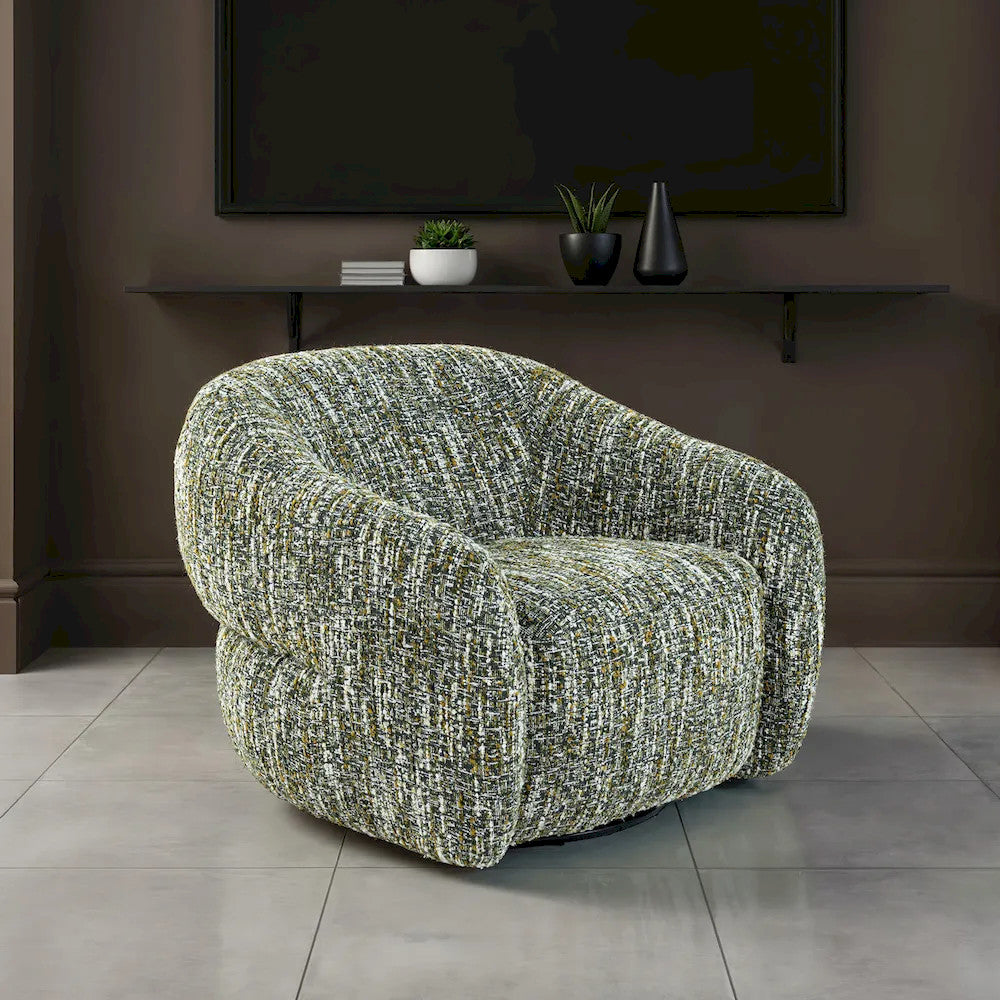 Furniture of America - Pyrena - Swivel Chair - Green - FM-AC6013GR-SW view 1