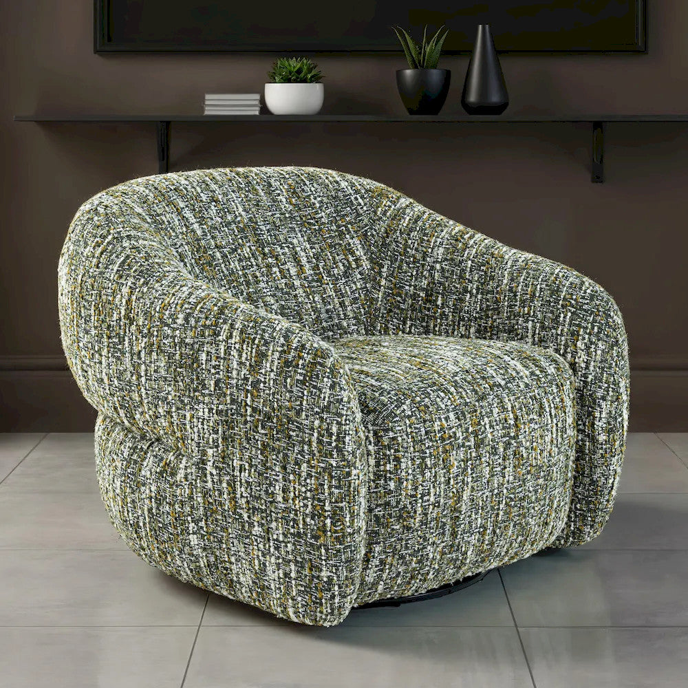 Furniture of America - Pyrena - Swivel Chair - Green - FM-AC6013GR-SW view 2