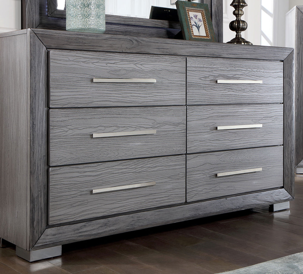 Furniture of America - Raiden Dresser in Gray - CM7468GY-D View 2