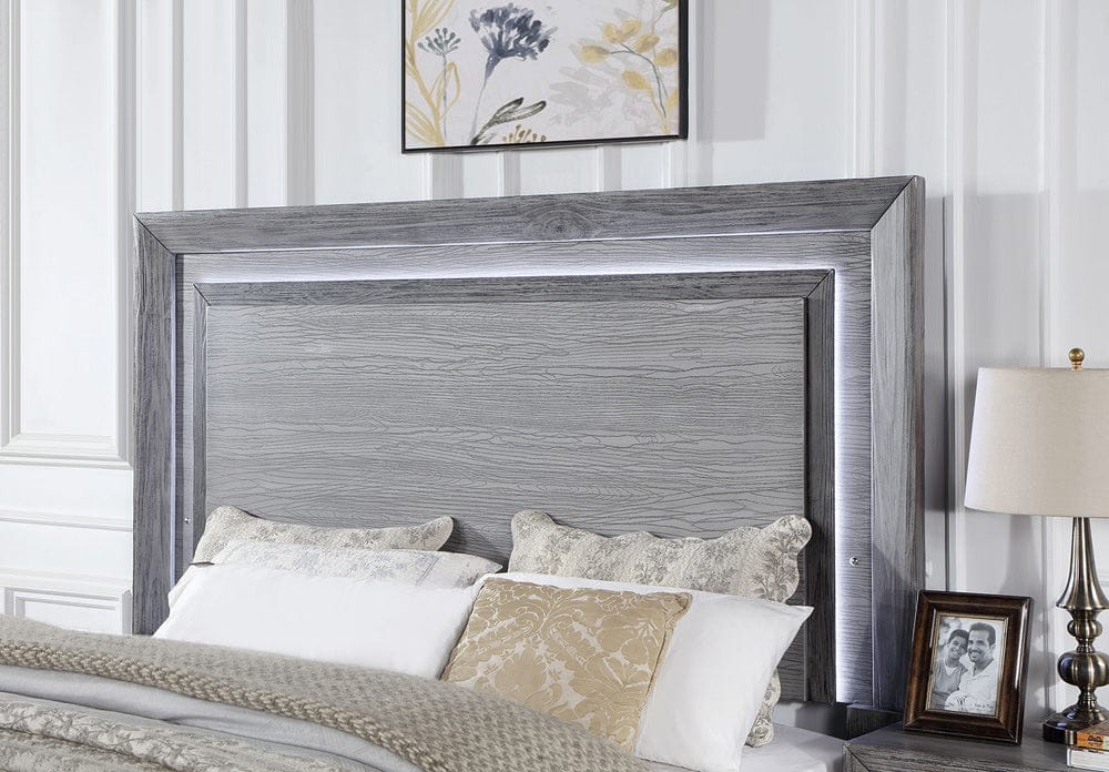 Furniture of America - Raiden Queen Bed in Gray - CM7468GY-Q-BED View 4