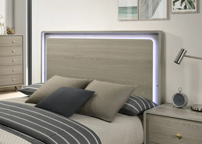Furniture of America - Rainier - 3 Pc. Queen Bedroom Set (Panel HB) - FM72002GY-Q-4PC view 3