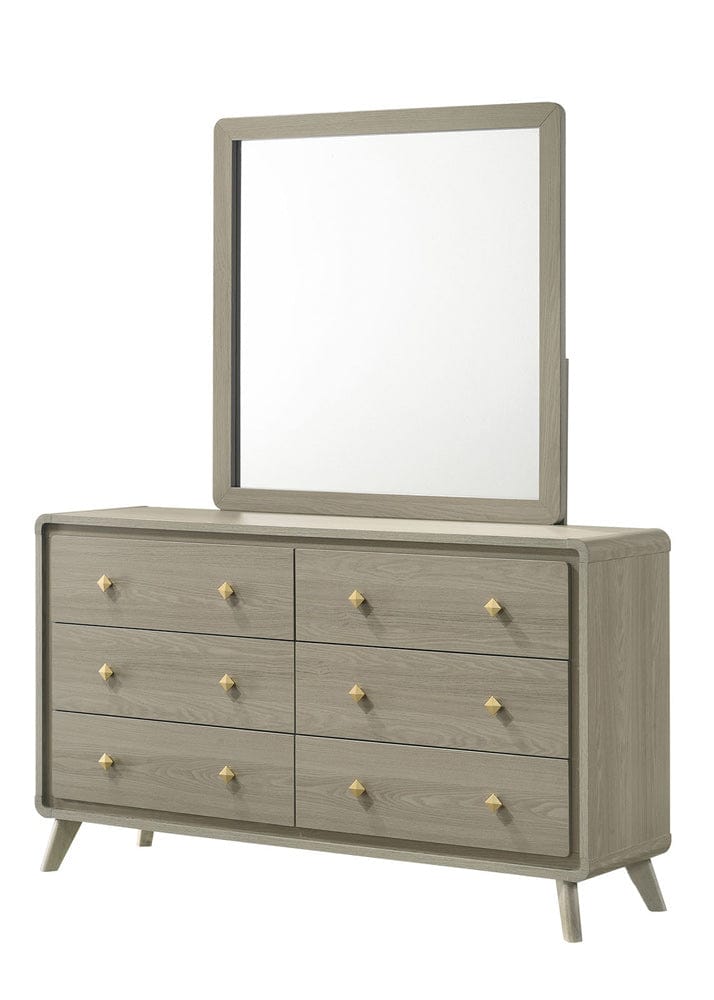 Furniture of America - Rainier Mirror w/ LED in Gray - FM72002GY-M View 2