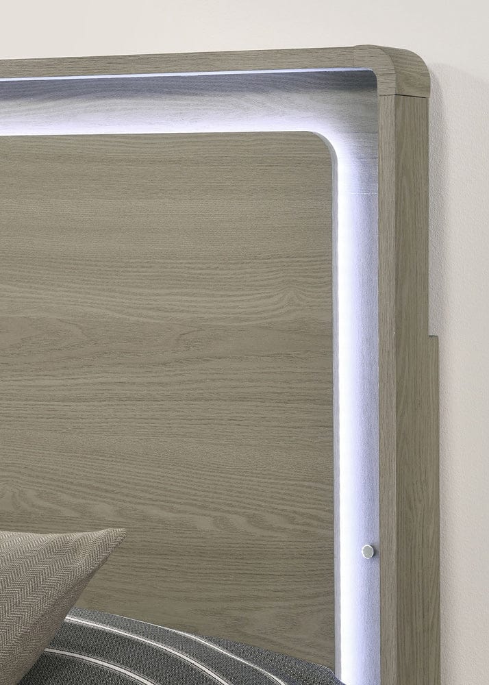 Furniture of America - Rainier Queen Bed in Gray - FM72002GY-Q-BED View 4