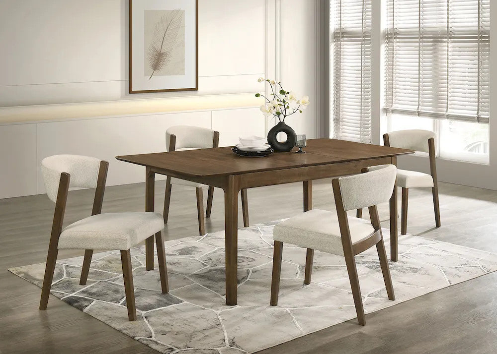 Furniture of America - Raissa - 5 Pc. Dining Table Set - FM32011WN-T-5PC view 1