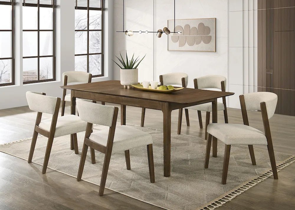 Furniture of America - Raissa - 7 Pc. Dining Table Set - FM32011WN-T-7PC view 1