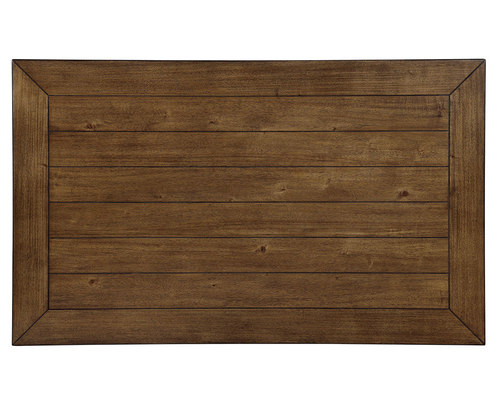 Furniture of America - Rapidview 7 Pc. Dining Table Set in Walnut/Light Gray - CM3259WN-T-7PC View 2