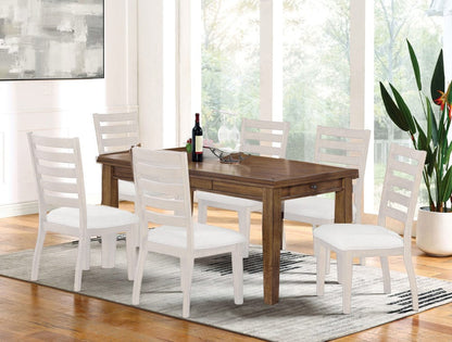 Furniture of America - Rapidview Dining Table in Walnut/Light Gray - CM3259WN-T View 1
