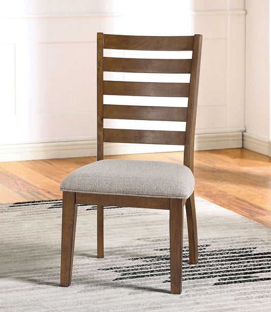 Furniture of America - Rapidview Side Chair Set of 2 in Walnut/Light Gray - CM3259WN-SC-2PK View 1