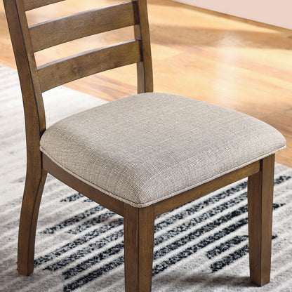 Furniture of America - Rapidview Side Chair Set of 2 in Walnut/Light Gray - CM3259WN-SC-2PK View 3