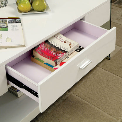 Furniture of America - Raya Coffee Table in White - CM4451WH-C View 2