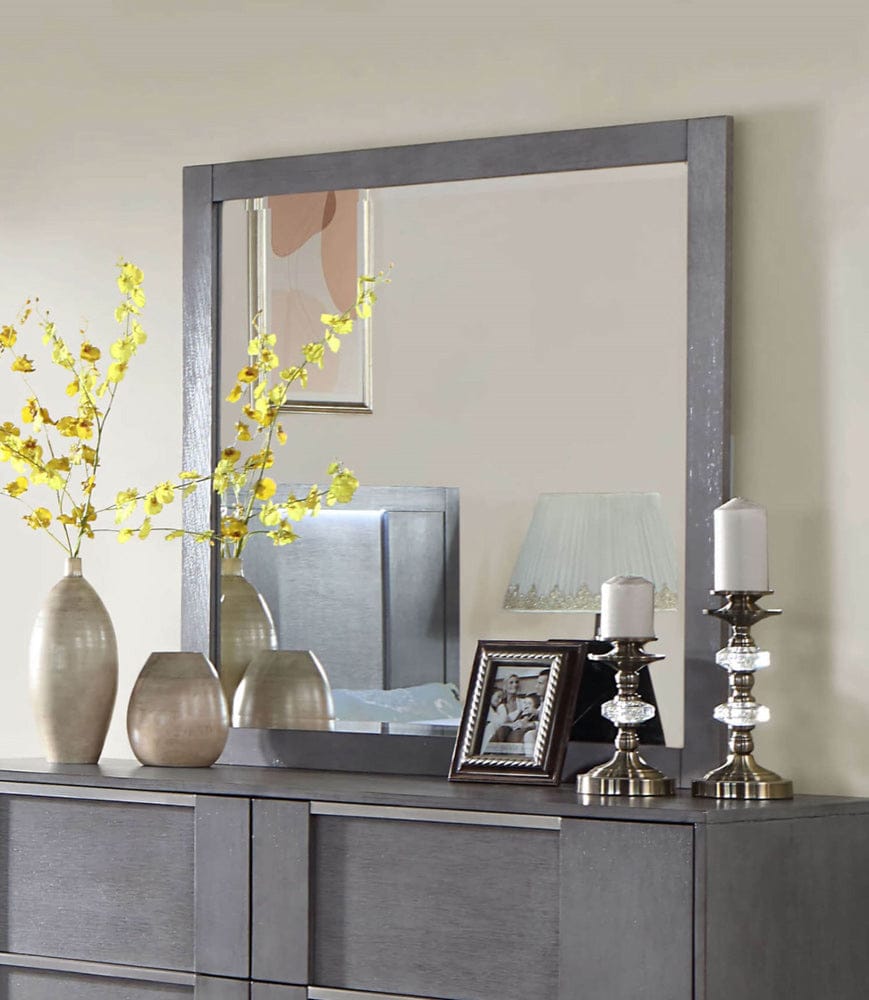 Furniture of America - Regulus Mirror in Gray - CM7475GY-M View 1