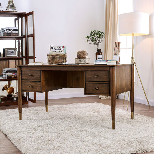Furniture of America - Reliance Writing Desk in Antique Oak - CM-DK5056 View 1