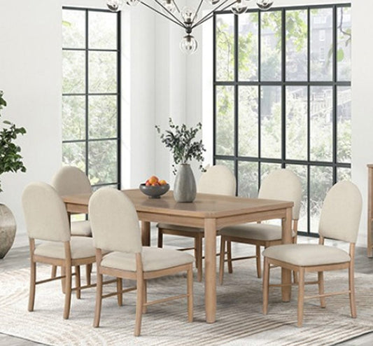 Furniture of America - Rheinfall 7 Pc. Dining Table Set - FM3426NT-T-7PC View 1