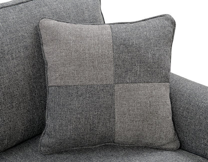 Furniture of America - Rhian Sectional in Dark Gray - CM6329GY-SECT-VN View 3