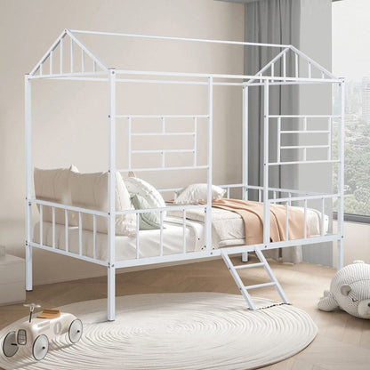 Furniture of America - Rhonda Twin Loft Bed (K/D) in White - FM-BK908WH-T View 1
