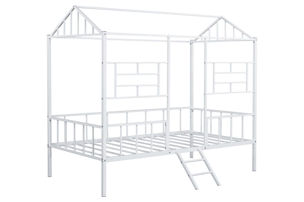 Furniture of America - Rhonda Twin Loft Bed (K/D) in White - FM-BK908WH-T View 2