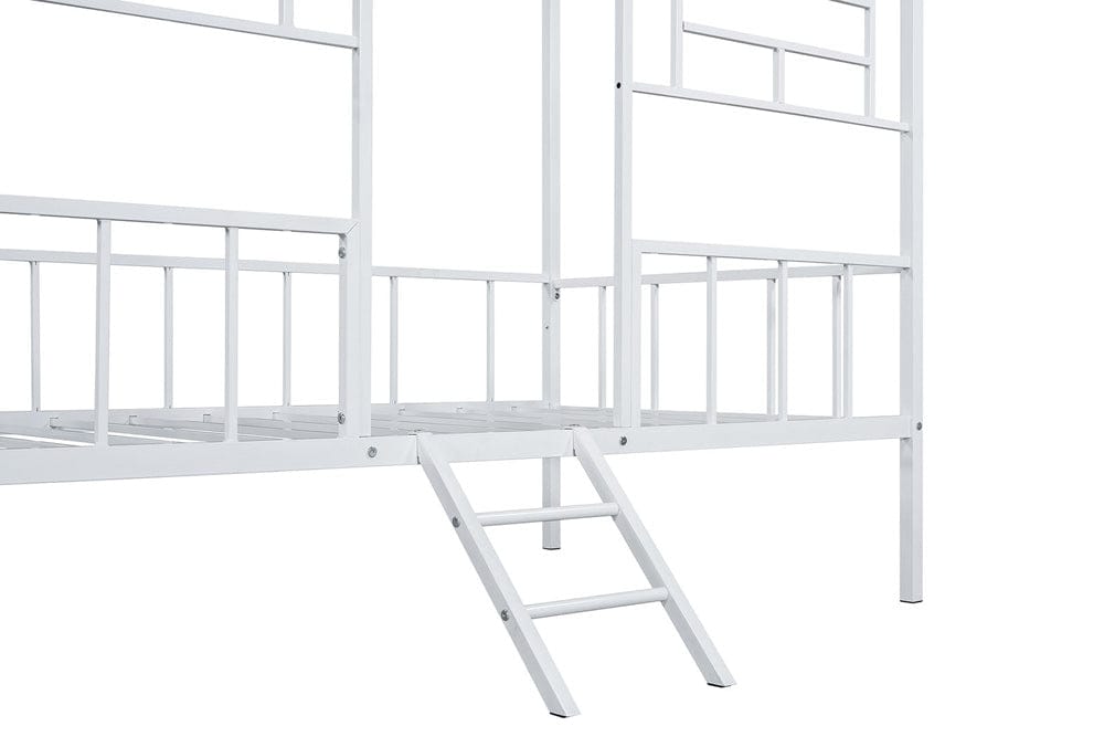 Furniture of America - Rhonda Twin Loft Bed (K/D) in White - FM-BK908WH-T View 3