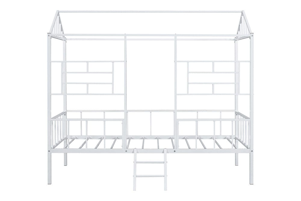 Furniture of America - Rhonda Twin Loft Bed (K/D) in White - FM-BK908WH-T View 5