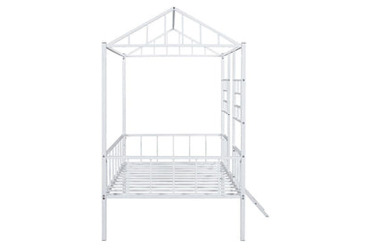 Furniture of America - Rhonda Twin Loft Bed (K/D) in White - FM-BK908WH-T View 6