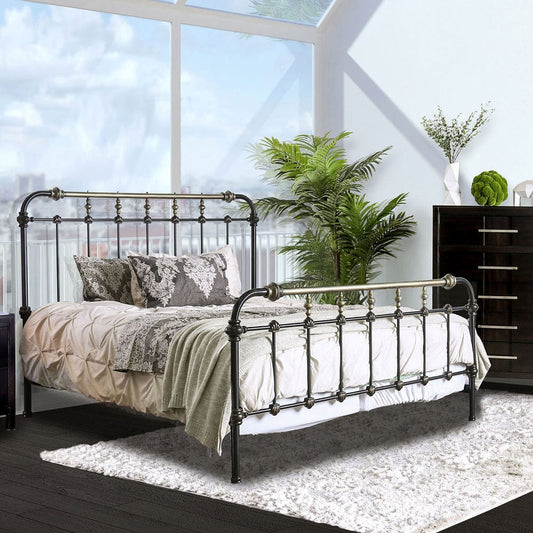 Furniture of America - Riana Metal Twin Bed in Antique Black - CM7733T View 1