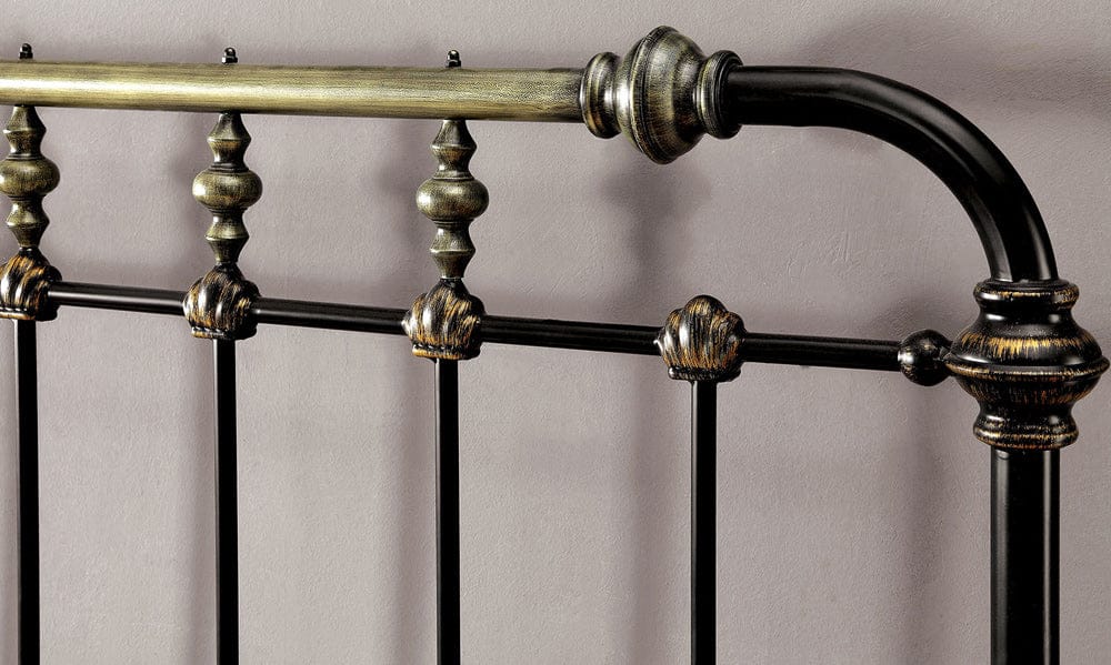 Furniture of America - Riana Metal Twin Bed in Antique Black - CM7733T View 2