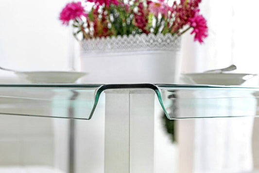 Furniture of America - Richfield Counter Ht. Table in Silver/Chrome - CM3362PT View 2