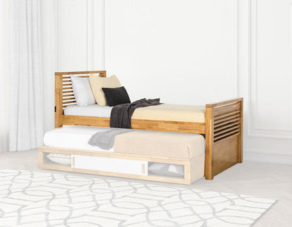 Furniture of America - Richland Full Captain Bed in Light Oak - FM7103AK-F-BED View 1