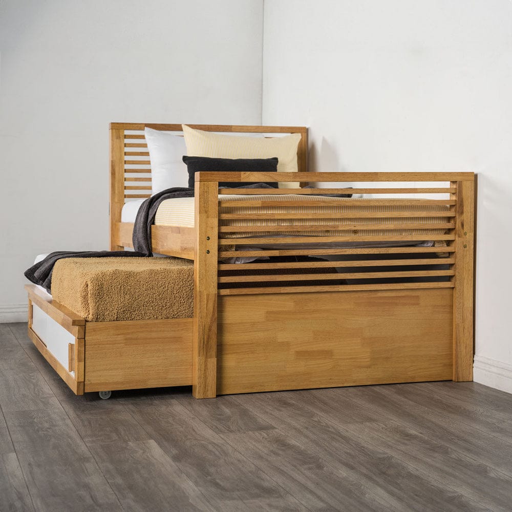 Furniture of America - Richland Full Captain Bed in Light Oak - FM7103AK-F-BED View 4