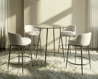 Furniture of America - Rilva - 3 Pc. Counter Ht. Table Set - Gunmetal - FM37014GY-PT-3PC view 1