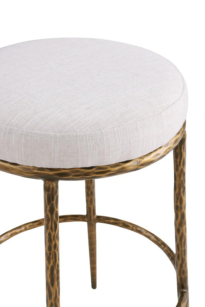 Furniture of America - Rilva - Counter Ht. Stool (1/CTN) - Matte Gold - FM37013GD-PC view 2