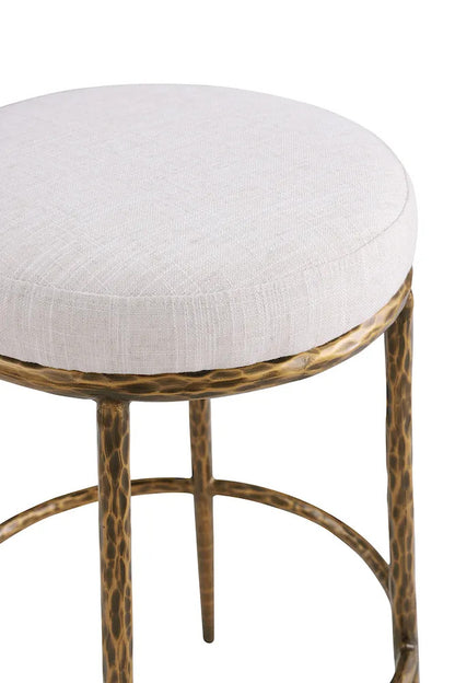 Furniture of America - Rilva - Counter Ht. Stool (1/CTN) - Matte Gold - FM37013GD-PC view 2