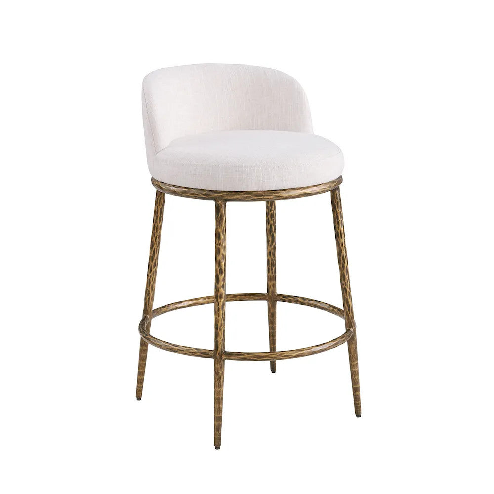 Furniture of America - Rilva - Counter Ht. Stool (1/CTN) - Matte Gold - FM37014GD-PC view 1