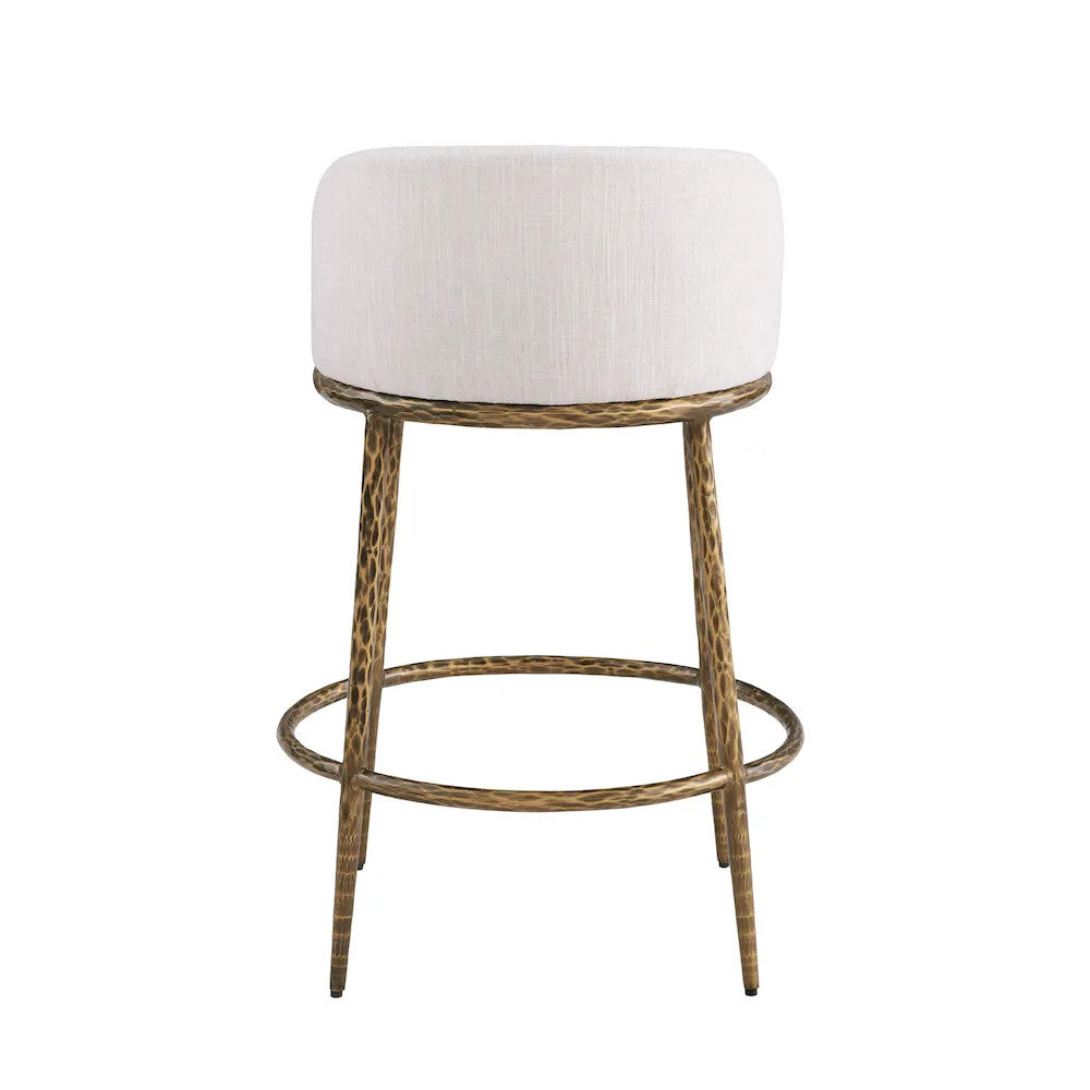 Furniture of America - Rilva - Counter Ht. Stool (1/CTN) - Matte Gold - FM37014GD-PC view 2