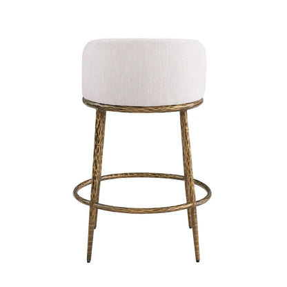 Furniture of America - Rilva - Counter Ht. Stool (1/CTN) - Matte Gold - FM37014GD-PC view 2
